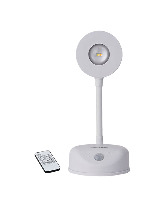 Valore LT-007 Motion Sensor Desk / Wall Lights with Remote - White