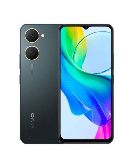 Vivo Y03T 4GB RAM 128GB 4G Dual SIM Smartphone With TPU Case - Space Black (Brand New)