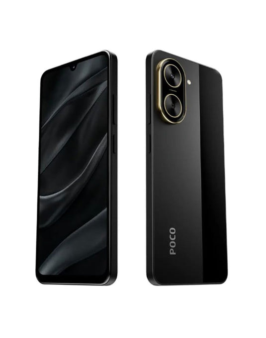 Xiaomi Poco C71 3GB 64GB 4G Dual Sim Smartphone - Black (Brand New) + Free TPU Clear Case