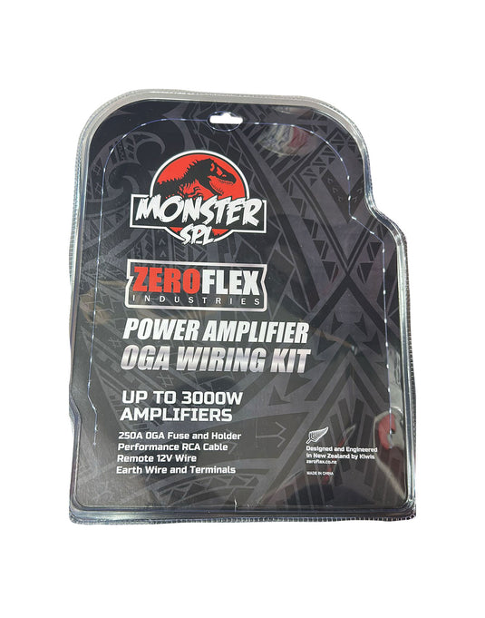 Zeroflex INT-0GA 0 Gauge Amplifier Wiring Kit