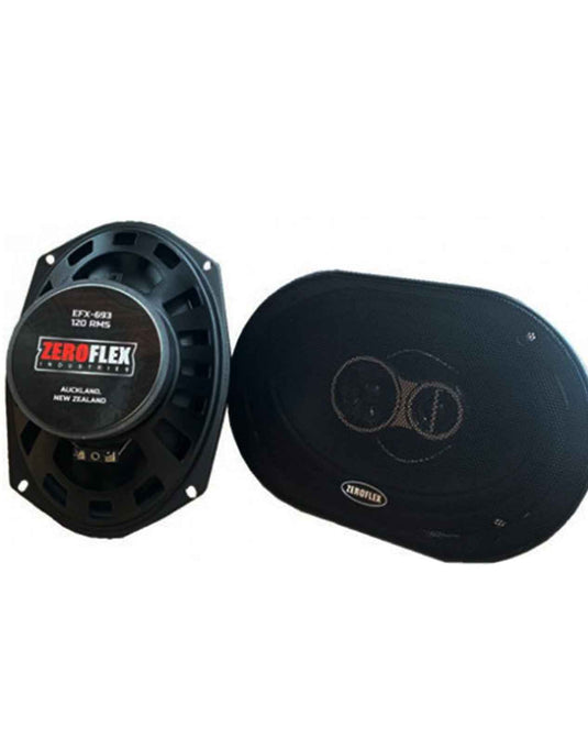 Zeroflex 6x9-inch 3-Way Coaxial Car Speaker 120W RMS EFX693 (Pair)