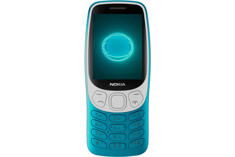 Nokia 3210 Mobile Phone - 2.4"   LCD Screen - Cortex A71 GHz Processor - 64 MB RAM - 4G - Scuba Blue