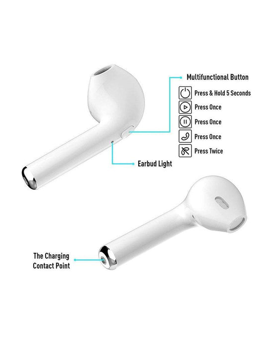 Probeats i12 TWS Bluetooth Wireless Earbuds - TechCrazy