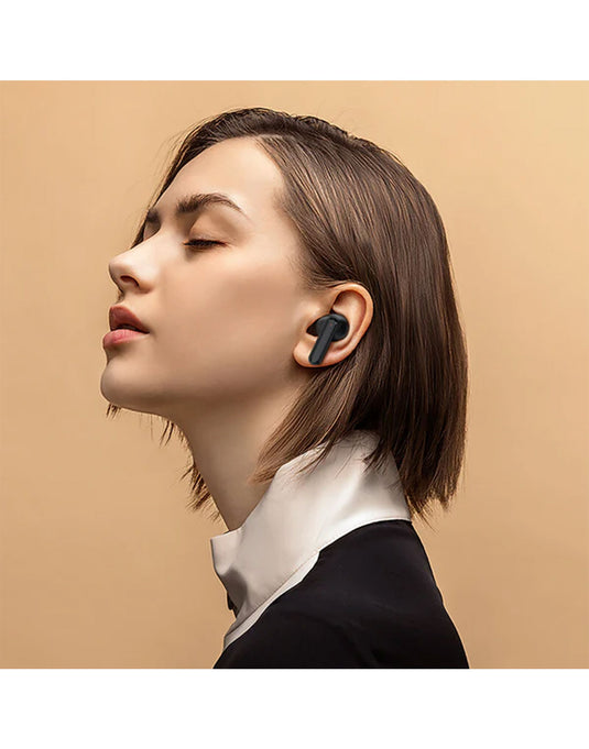 Acefast Bluetooth Earbuds With Smart Screen, AI Smart ANC Noise Cancellation (W6) - Black