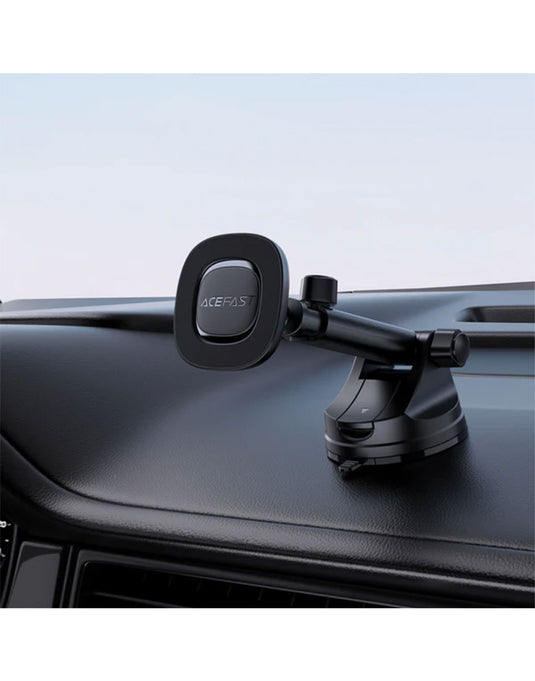 Acefast Magnetic Windshield / Dashboard Phone Holder with Round Magnet (D45) - Black