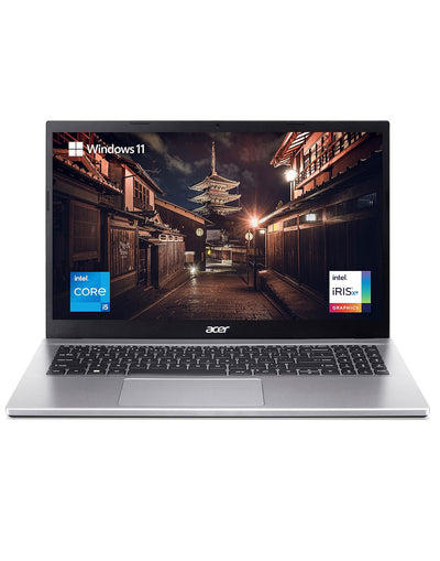 Acer Aspire 3 15.6-inch i5 12th Gen 8GB 512GB @1.30GHz Windows 11 Home Laptop - Pure Silver (Very Good Pre-Owned)