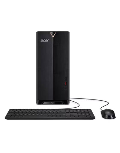 Acer Aspire TC-1660 i5 11th Gen 8GB 512GB @2.60GHz Windows 11 Home Desktop Computer With Keyboard, Mouse & Mouse Pad - Black (As New Pre-Owned)