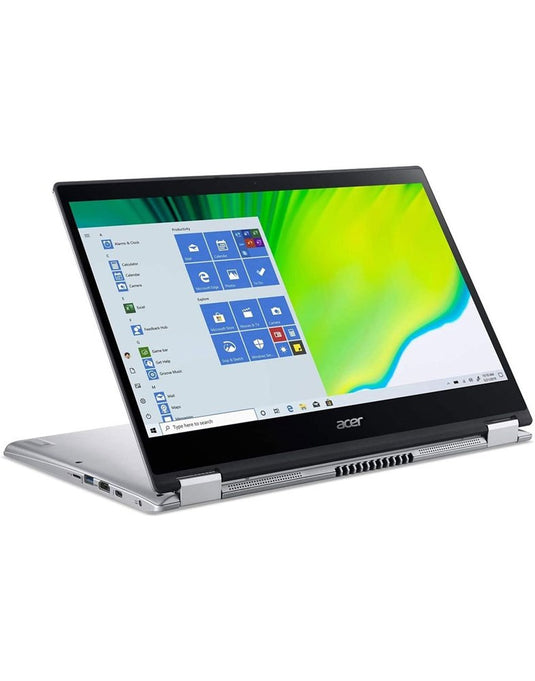 Acer Spin SP314-54N 14-inch i5 10th Gen 8GB 256GB @1.00GHz Windows 11 Home 2 in 1 Touch Screen Laptop With Stylus - Silver (Good Pre-Owned)
