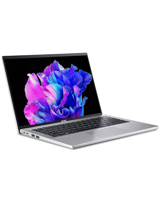Acer Swift Go 14-inch AMD Ryzen 5 5th Gen 16GB 512GB @3.50GHz Windows 11 Home Laptop - Silver (Very Good Pre-Owned)