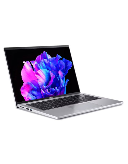 Acer Swift Go 14-inch i7 13th Gen 16GB 512GB @2.40GHz Windows 11 Home Touch Screen Laptop - Silver (Good Pre-Owned)