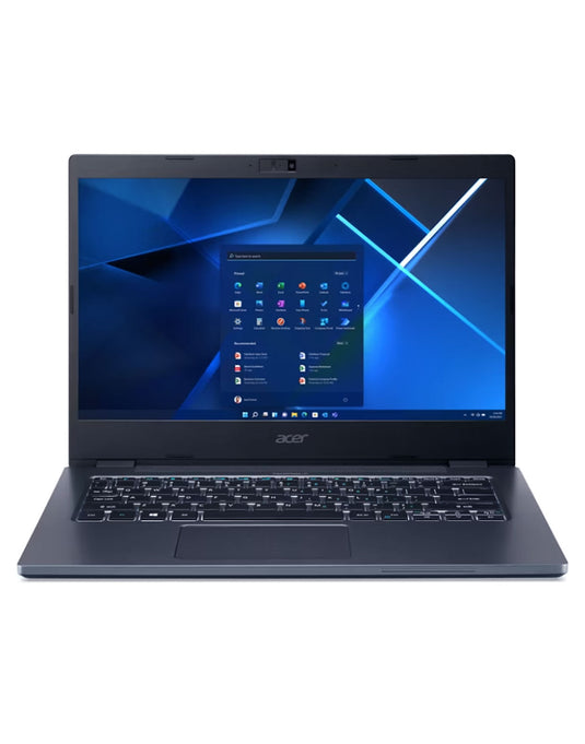 Acer TravelMate P414-51 14-inch i5 11th Gen 8GB 256GB @2.40GHz Windows 11 Pro Touch Screen Laptop - Slate Blue