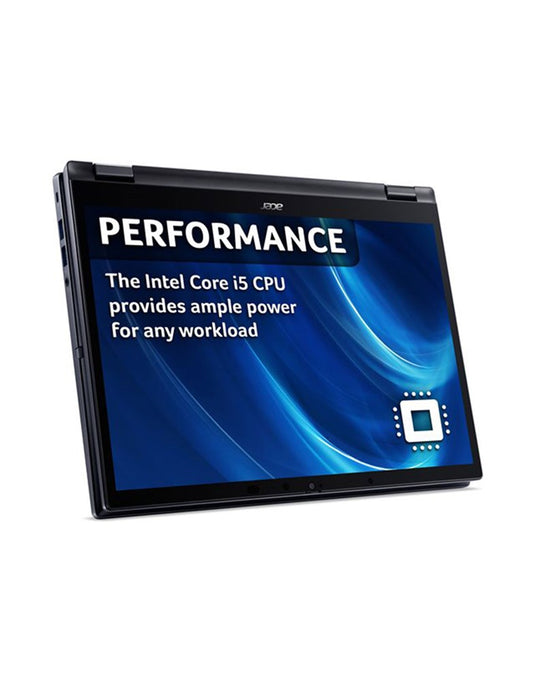 Acer Travel Mate Spin P4 14-inch i5 12th Gen 8GB 256GB @1.70GHz Windows 11 Pro 2 in 1 Touch Screen laptop - Slate Blue (Very Good Pre-Owned)