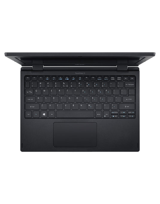 Acer TravelMate B118-M 11.6-inch Intel Celeron N4000 4GB 64GB @1.10GHz Windows 11 Home Laptop - Black