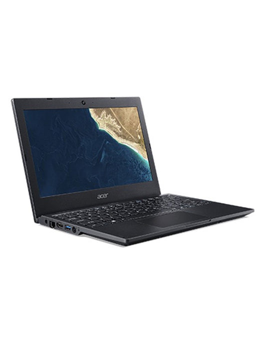 Acer TravelMate B118-M 11.6-inch Intel Celeron N4100 4GB 128GB @1.10GHz Windows 11 Pro Laptop - Black (Good Pre-Owned)