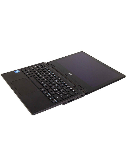 Acer TravelMate Spin B118 G2 11.6-inch Intel Pentium Silver N5000 4GB 128GB @1.10GHz Windows 11 Pro Touch Screen Laptop - Black