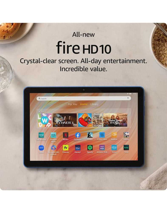 Amazon Fire HD 10 (2023) 32GB Wi-Fi Smart Tablet Alexa (Brand New) Ocean - TechCrazy