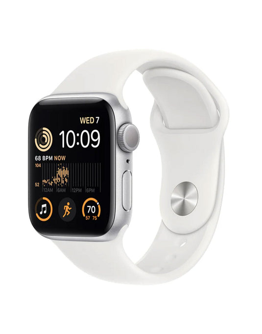 Apple Watch SE (Gen-2) 40MM GPS Aluminium Case With Denim Sport Band Silver A2722 (Brand New)