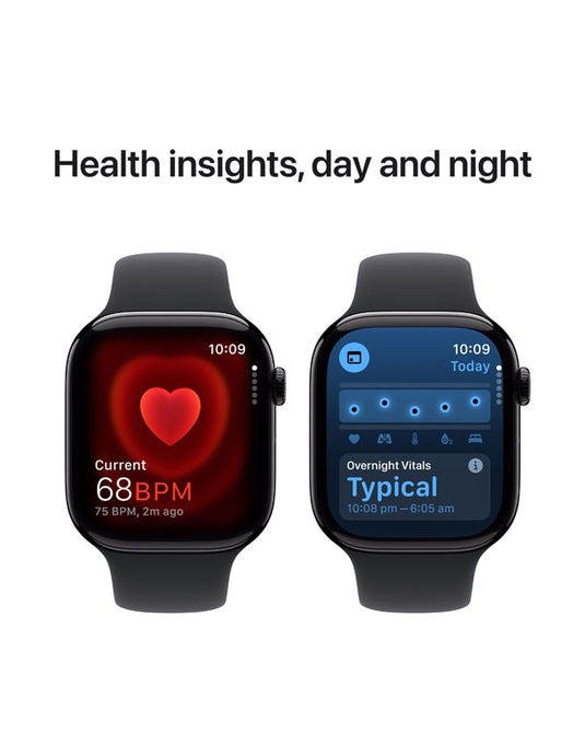 Apple Watch Series 10 46mm GPS Jet Black With Black Strap