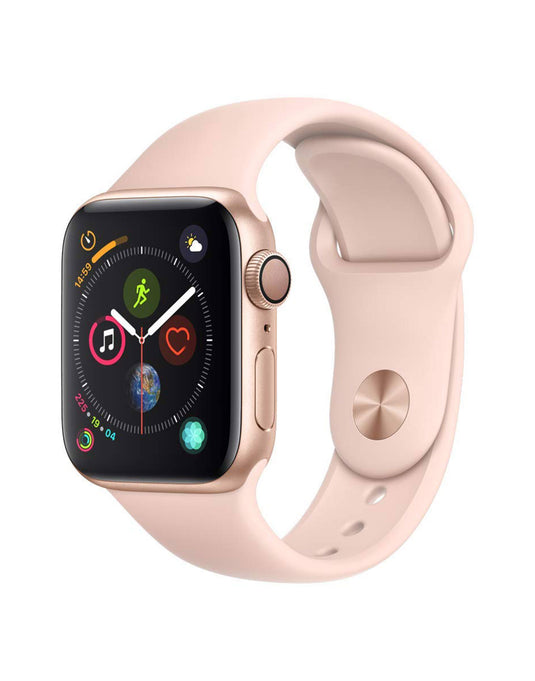 Apple Watch Series 4 40MM GPS Aluminum with Pink Strap - Gold