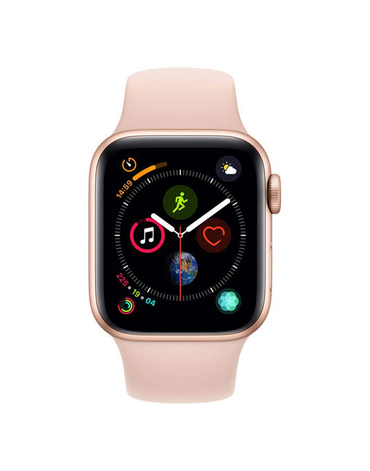 Apple Watch Series 4 40MM GPS Aluminum with Pink Strap - Gold