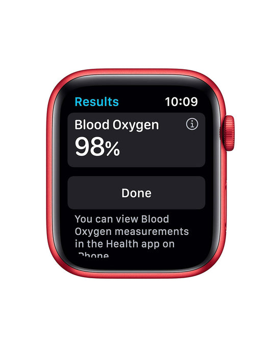 Apple Watch Series 6 44MM GPS +Cellular Aluminum with Red Band 32GB - Red
