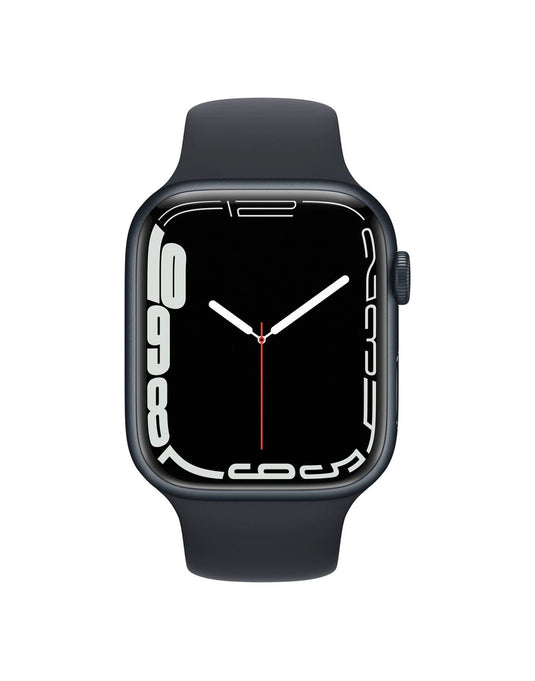 Apple Watch Series 7 Aluminum 45MM GPS + Cellular Black Strap - Midnight