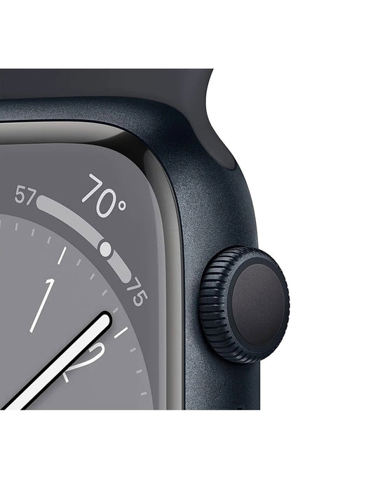 Apple Watch Series 8 Aluminum 41MM GPS + Cellular Black - Midnight (Acceptable-Refurbished)