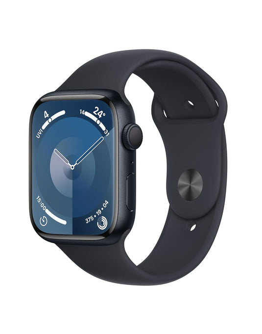 Apple Watch Series 9 45MM GPS Aluminium with Black Strap 64GB - Black