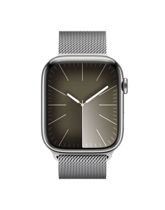 Apple Watch Series 9 Stainless Steel 45MM GPS + Cellular - Silver (Very Good-Refurbished)