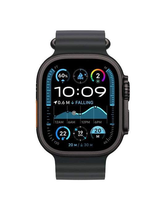 Apple Watch Ultra 2 49MM GPS + Cellular Titanium with Black Band - Black Titanium