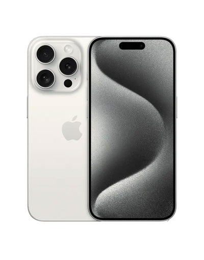 Apple iPhone 15 Pro 128GB 5G - White Titanium (Very Good Pre-Owned)