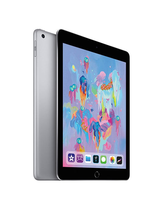 Apple iPad 6th Gen (2018) 9.7-inch 128GB Wifi + Cellular 4G - Space Gray (Good-Refurbished)
