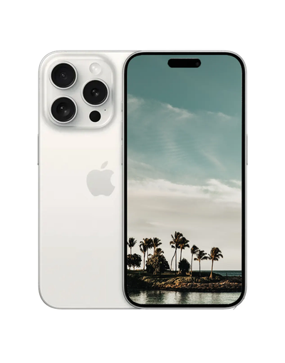 Apple iPhone 15 Pro 128GB 5G - White Titanium (Very Good Pre-Owned)