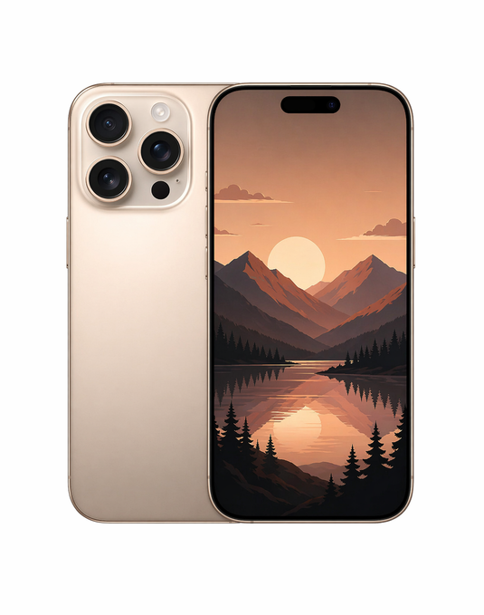 Apple iPhone 16 Pro 128GB 5G - Desert Titanium (Very Good-Refurbished)