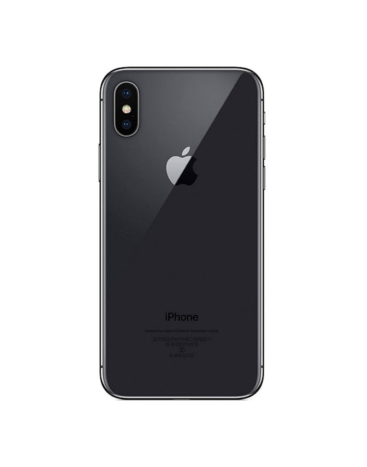 Back View of Apple iPhone X 64GB Space Grey