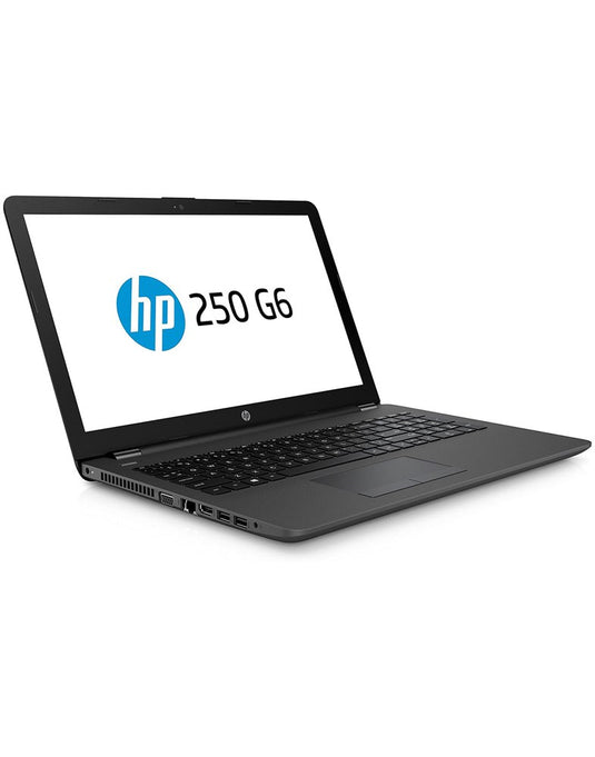 HP Notebook 250 G6 15.6-inch i3 6th Gen 4GB 512GB @2.00GHz Windows 10 Home Pro Laptop - Black (Acceptable Pre-Owned)