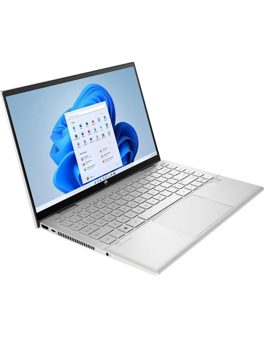 HP Pavilion X360 14 inch i7 11th Gen 16GB 256GB @2.90GHz Windows 11 Home 2 in 1 Touch Screen Laptop - Silver (Good Pre-Owned)