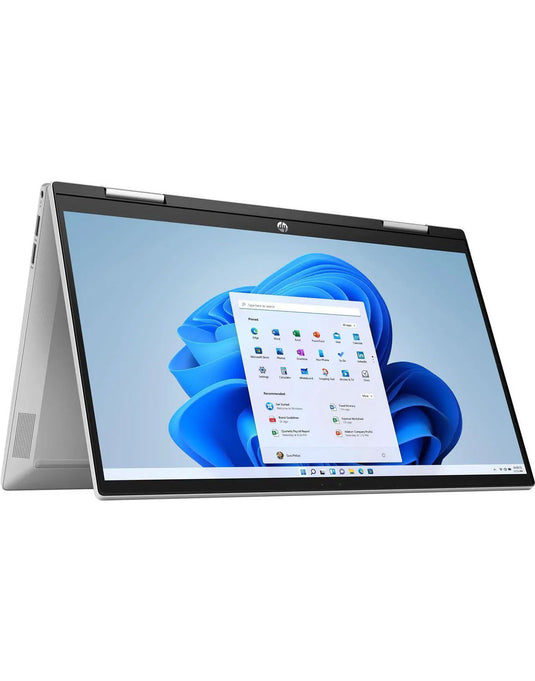 HP Pavilion X360 14 inch i7 11th Gen 16GB 256GB @2.90GHz Windows 11 Home 2 in 1 Touch Screen Laptop - Silver (Good Pre-Owned)