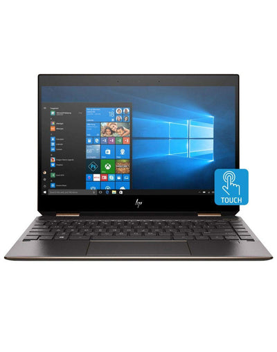 HP Spectre X360 13.3-inch i7 8th Gen 16GB 256GB @1.80GHz Windows 11 Pro Convertible Touch Screen Laptop - Dark Ash Silver (Very Good Pre-Owned)
