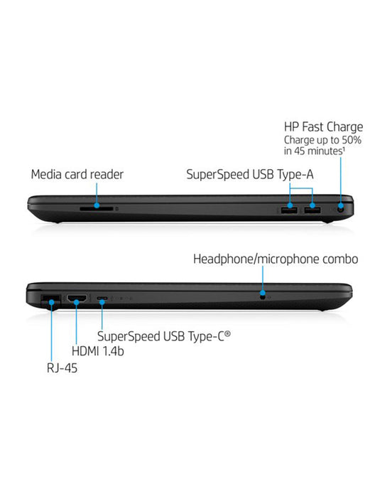 HP 15.6-Inch FHD Laptop N4020 4GB/128GB SSD Microsoft Office 365 - TechCrazy