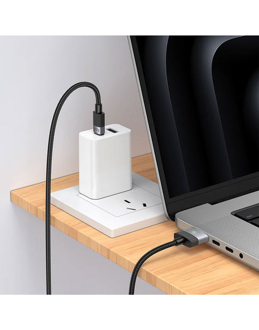 Hoco 140W USB-C to Mag3 Magnetic Charging Cable 1.8M (U141)