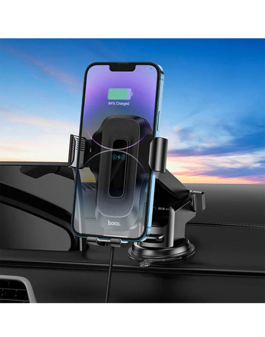 Hoco 15W Wireless Charging Phone Holder for Windshield (HW3)