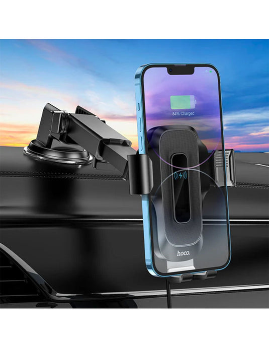 Hoco 15W Wireless Charging Phone Holder for Windshield (HW3)