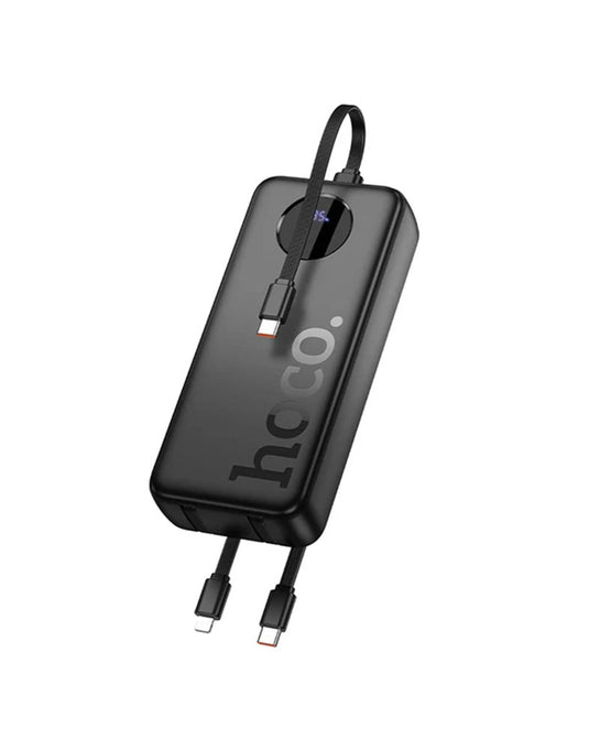 Hoco 22.5W PD+QC Power Bank with 2 Built-in Cables (20000mAh) (J132A)