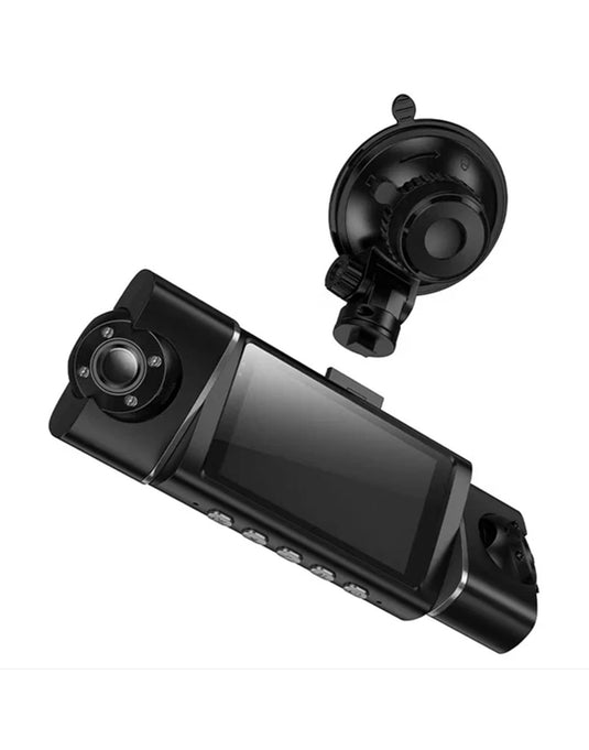 Hoco 4-Way Dual 360° Rotatable Cabin & Rear Dash Cameras With Wi-Fi App (DV17)