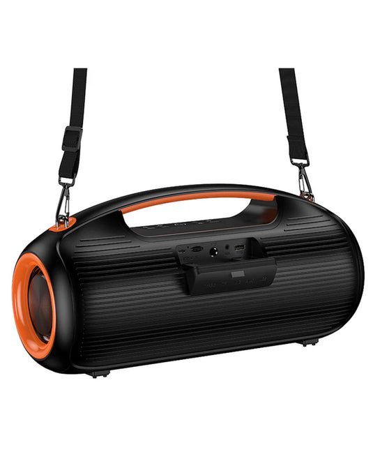Hoco 600W Bluetooth Party Speaker RGB Lights + 2 Wireless Microphones - Black