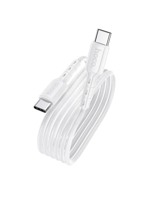 Hoco D40 Fast Charging Data Cable Type C to Type C 60W - White (Brand New)