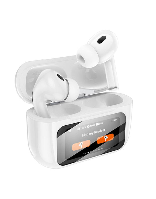 Hoco Earbud ANC Noise Cancelling, Touch Screen Case (EW72)