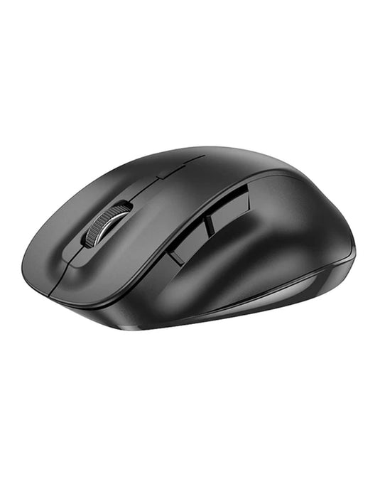 Hoco Ergonomic Wireless Mouse With Nano Receiver, Dual Mode (GM24) - Black