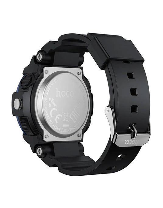 Hoco Kids Quartz Watch Built In Tracker For Apple Devices (E112) - Black